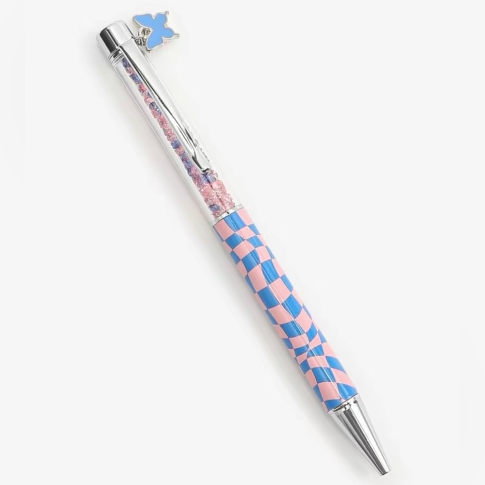 Checkered Ballpiont Twist Pen